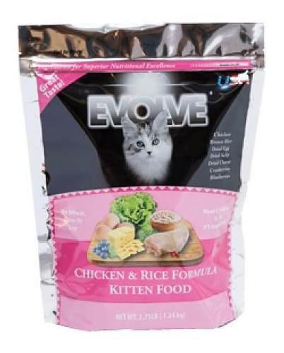 Evolve Cat Kitten Chicken Rice 2.75 Lb