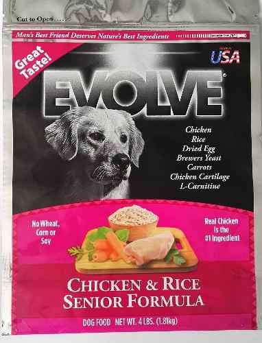 Evolve Dog Senior Chicken And Rice Pollo 13.6 Kg