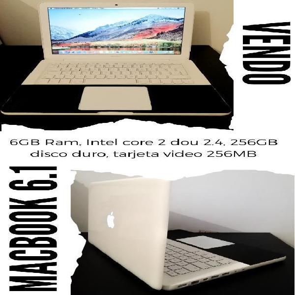 Macbook 6.1 6gb Ram Intel Core 2 Dúo