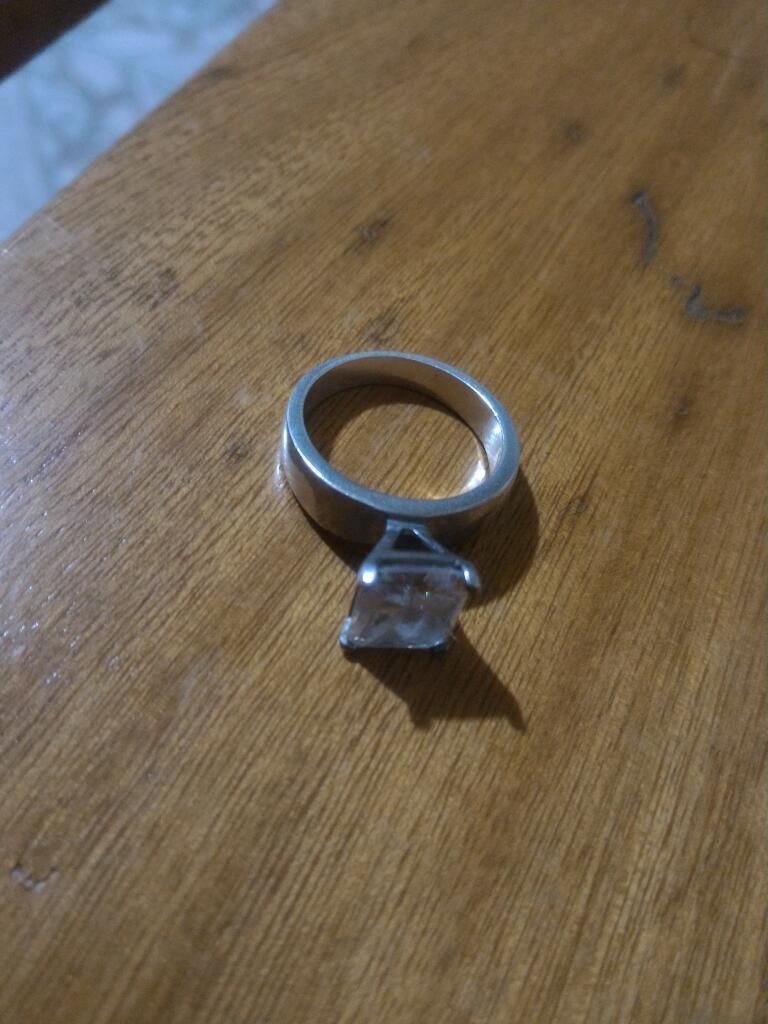 Plata Y Piedra Anillo Hermoso