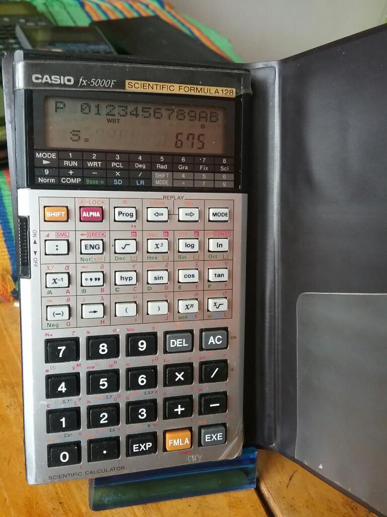 Calculadora Casio Fx f Fórmulas Cien