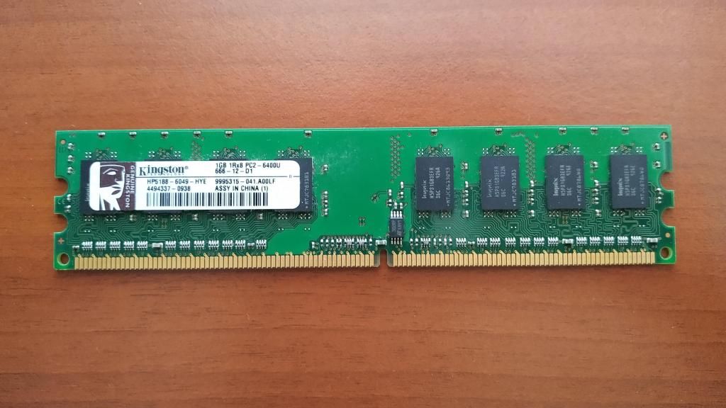 MEMORIA RAM KINGSTON DDR2 1GB (HP-HYE)