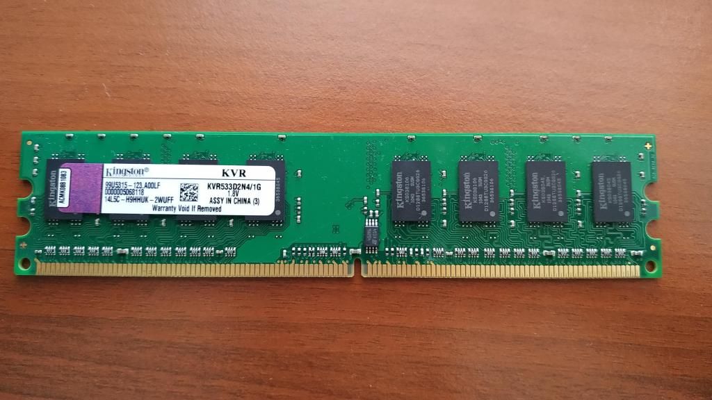 MEMORIA RAM KINGSTON DDR2 1GB (KVR533D2N4/1G)