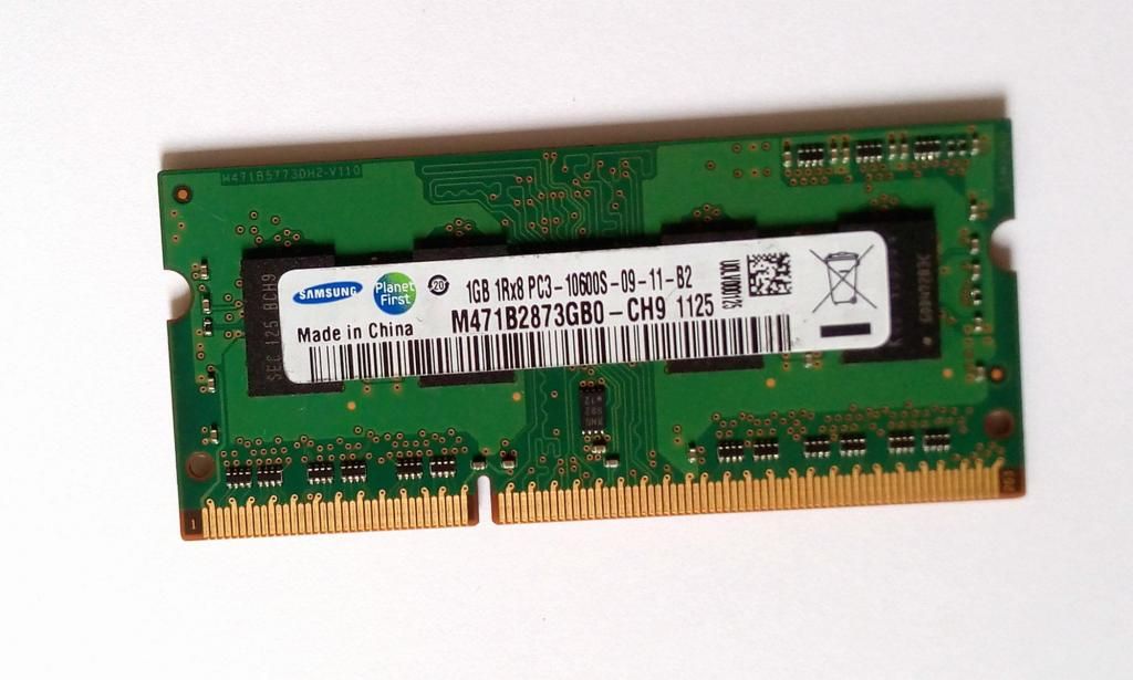 Memoria Ram Ddr3 1gb Para Portatil  Samsung