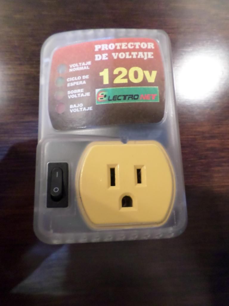 Protector de Voltaje para electrodoméstico. 120V