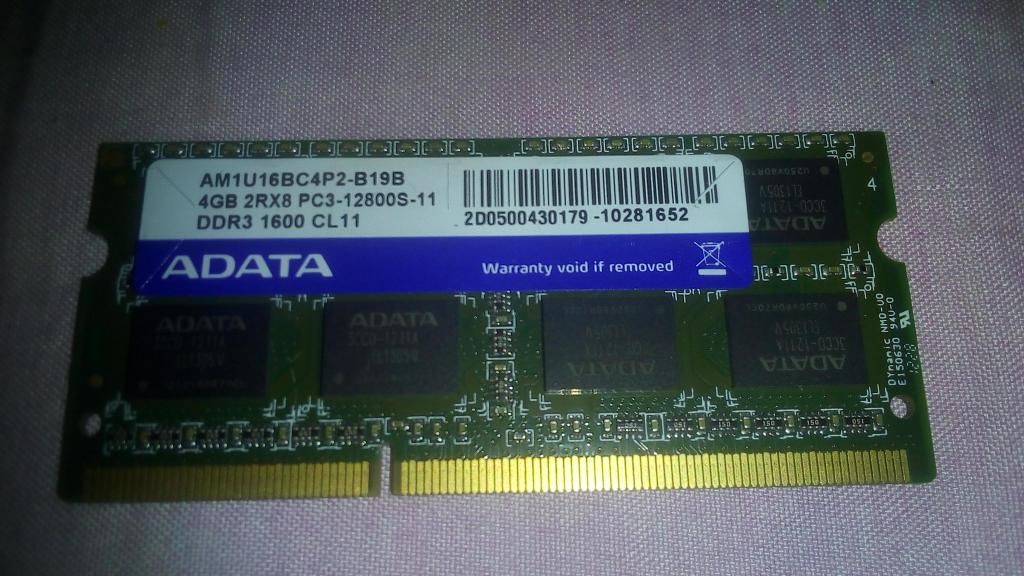 Vendo DDR3 de 4 Gb 