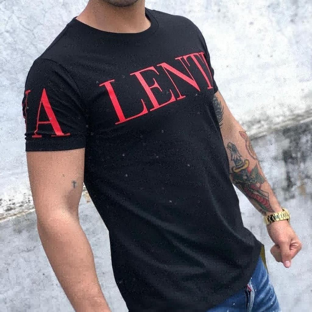 Camiseta Valentino Negra Envio Gratis
