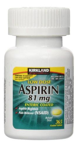 Kirkland Low Dose Aspirin 81 Milligram 365 Enteric Coated