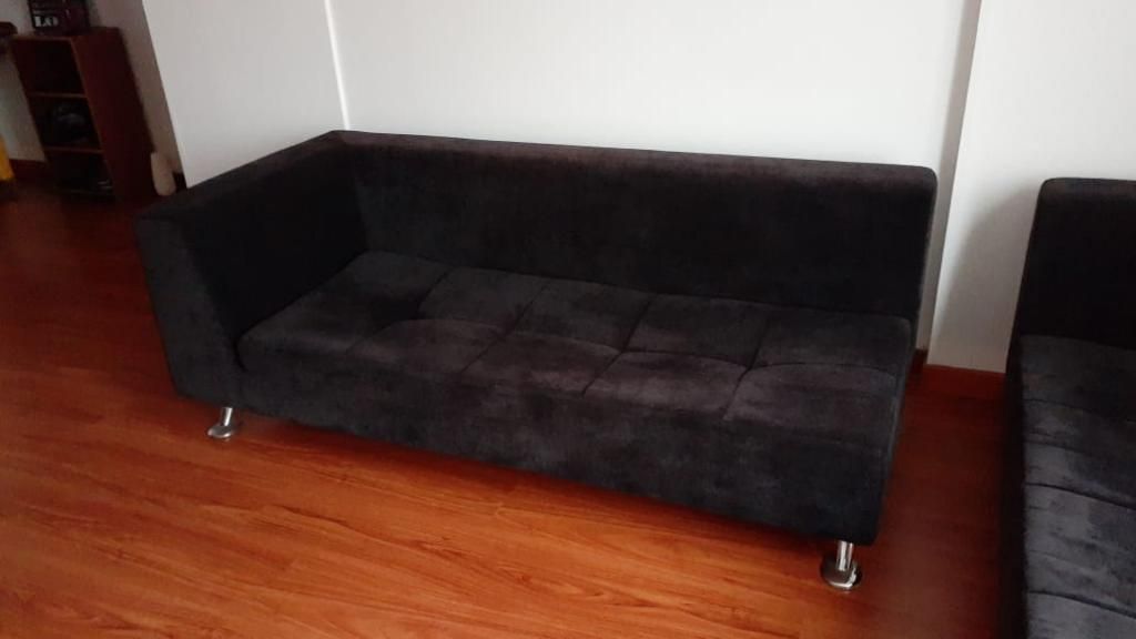 Sofas Sala Color Negro