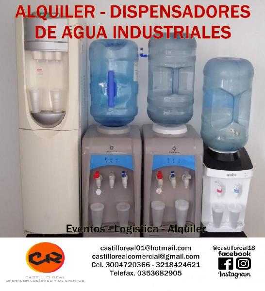 Alquiler de Dispensadores de agua Industriales