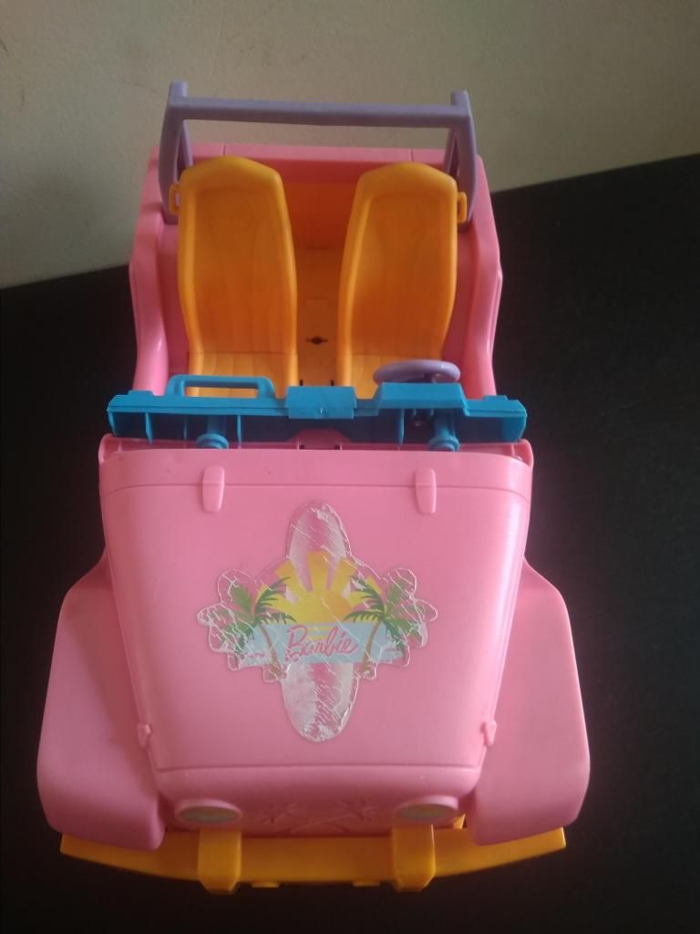 Jeep barbie, USADO para montar muñecas no niños