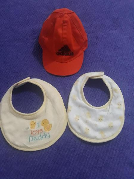 Baberos Y Gorra para Recien Nacido.