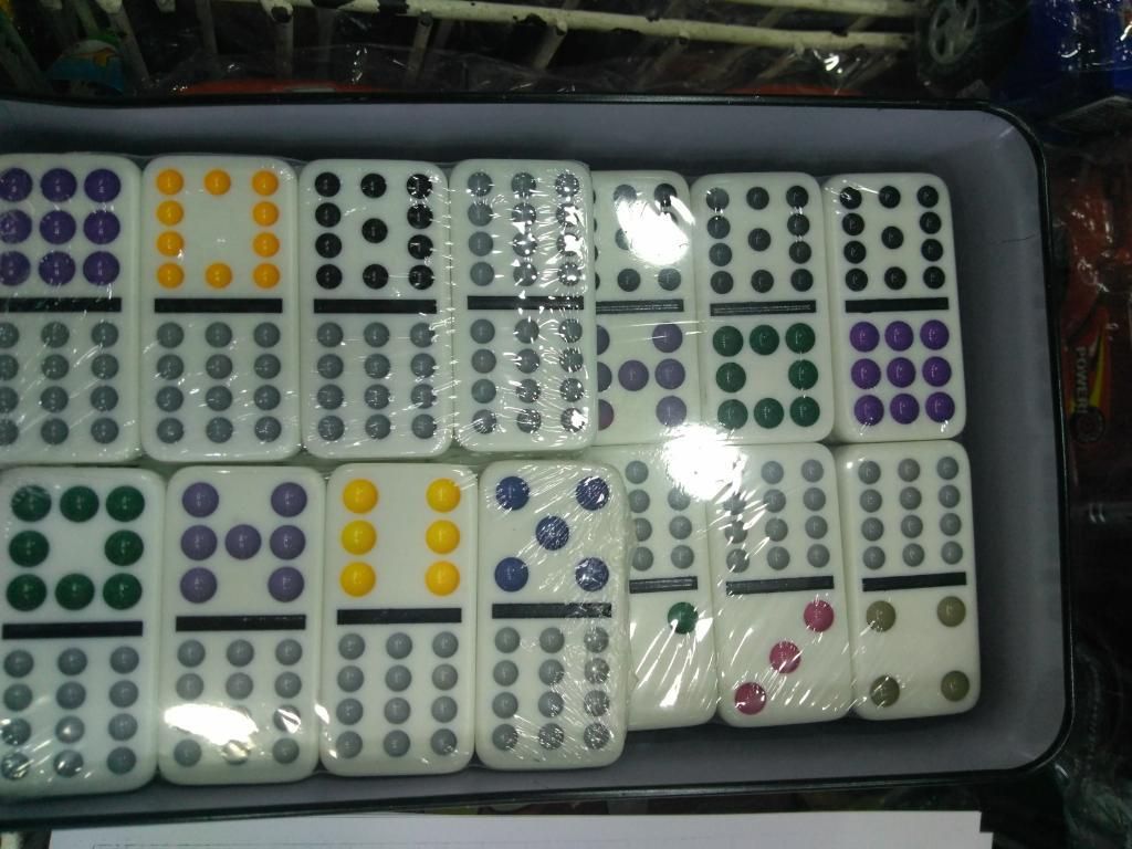 Domino Doble 12 Colores en Caja