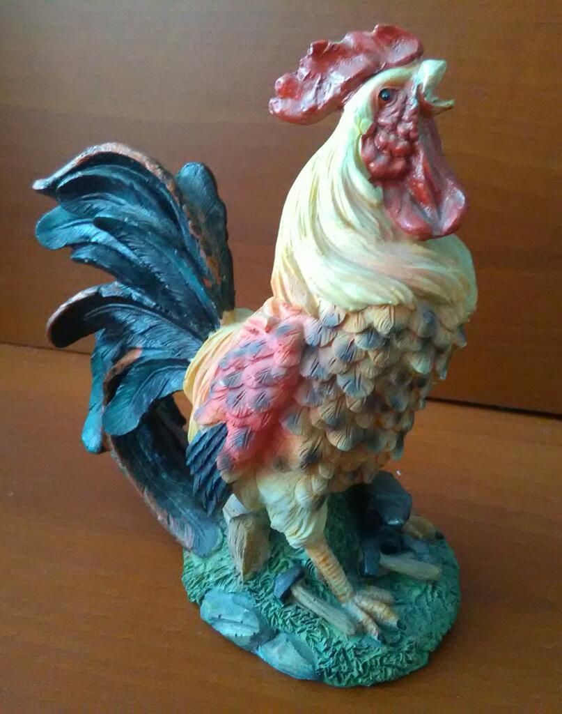 Gallo de Porcelana Antigua