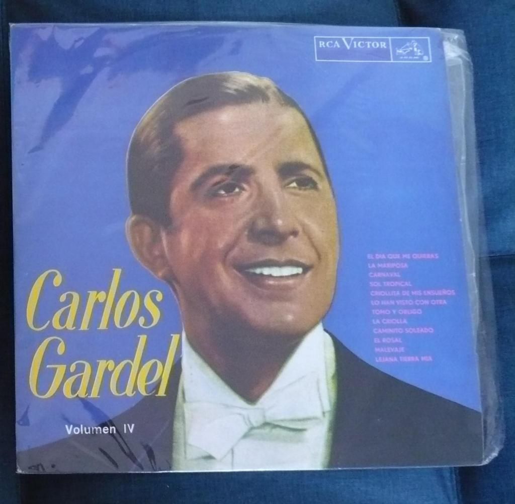 Lp Carlos Gardel Volumen Iv Tango