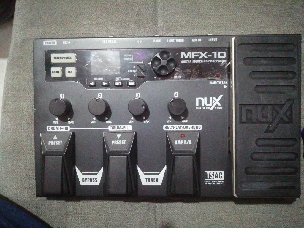 Pedalera Nux Mfx 10 Como Nueva