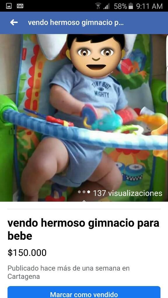 Hermoso Gimnacio para Bebe