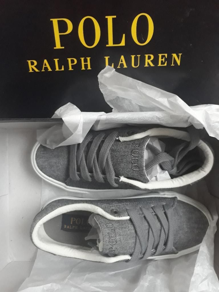 Zapatillas Tenis Polo Ralph Lauren Original Para Niño