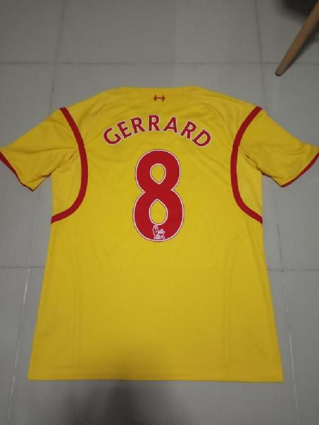 camiseta Steven Gerrard, Liverpool 2014/15, acepto cambios