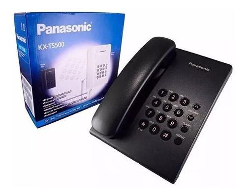 Telefono Panasonic Fijo De Mesa Alambrico Ts500