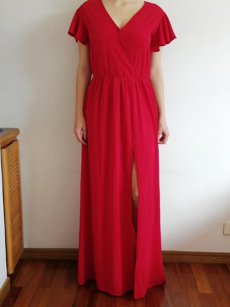 Vestido Formal Color Rojo