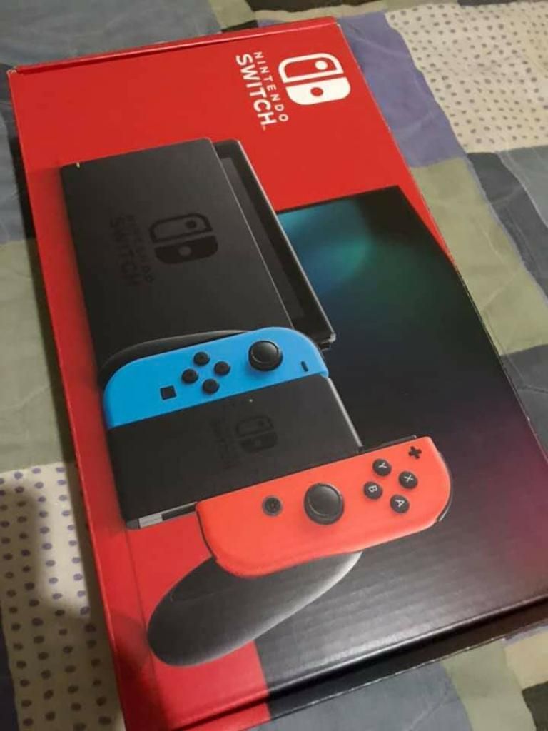 Nintendo Switch Nuevo Modelo Color Neon