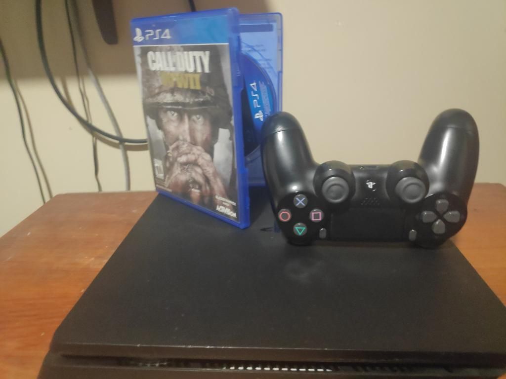 Ps4 Slim Usada, Cod Ww2 Y Un Mando