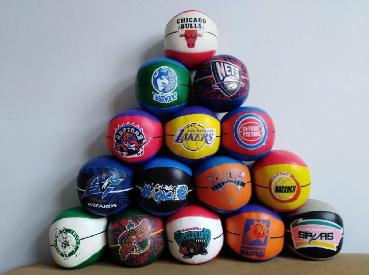 Colección de mini balones de baloncesto de la NBA