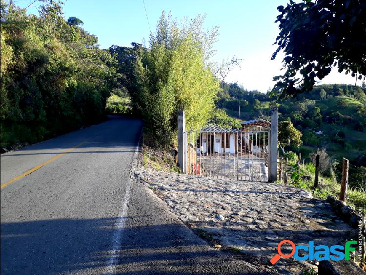 FINCA PRODUCTOR A BORDE DE CARRETERA