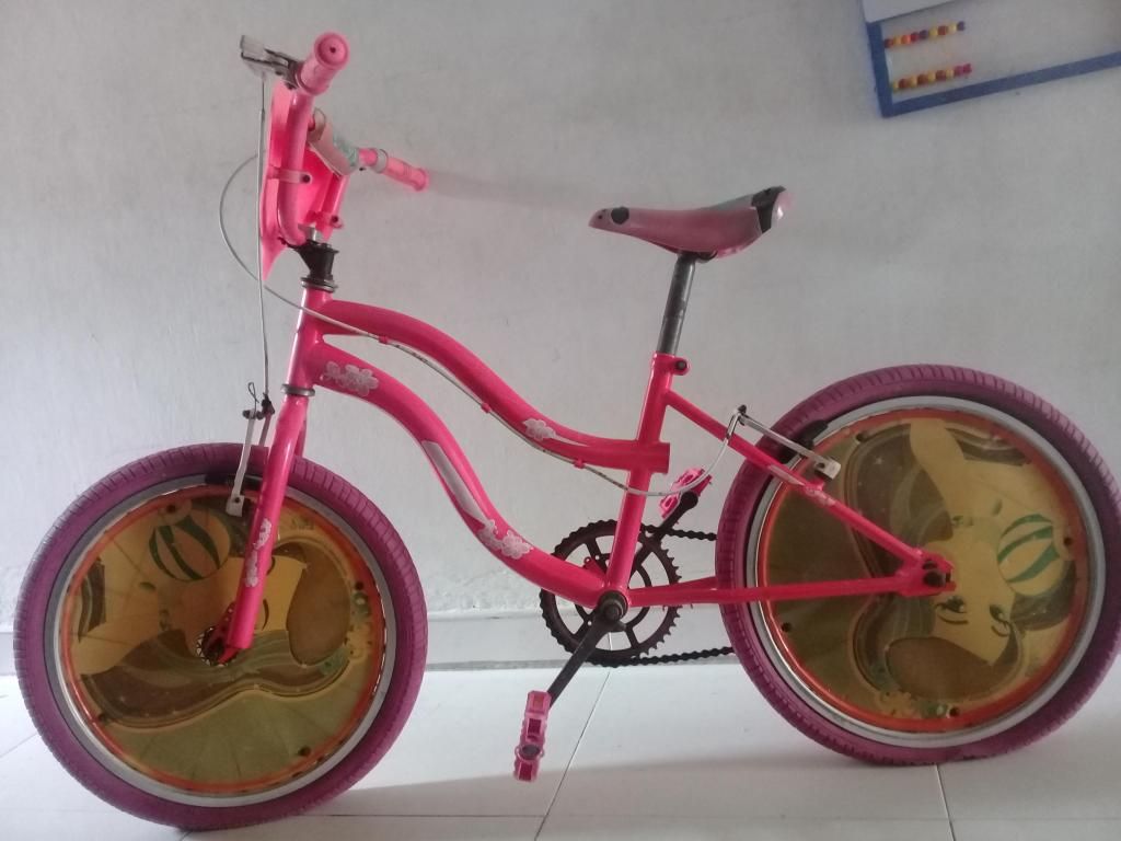 vendo bicicleta #20 motivo princesitas