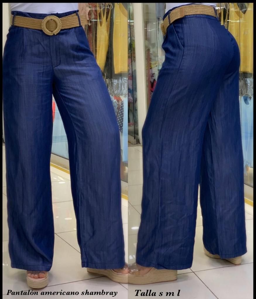 Pantalón Chambray