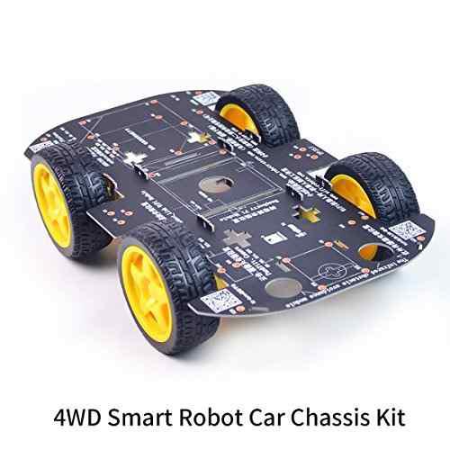 4wd Robot Kit De Chasis Con Motor De 4 Tt Para Arduinoraspbe