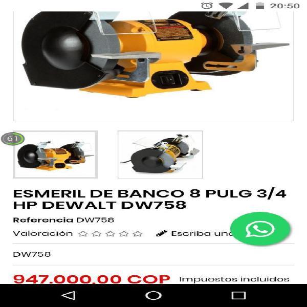 Esmeril Dewalt 748