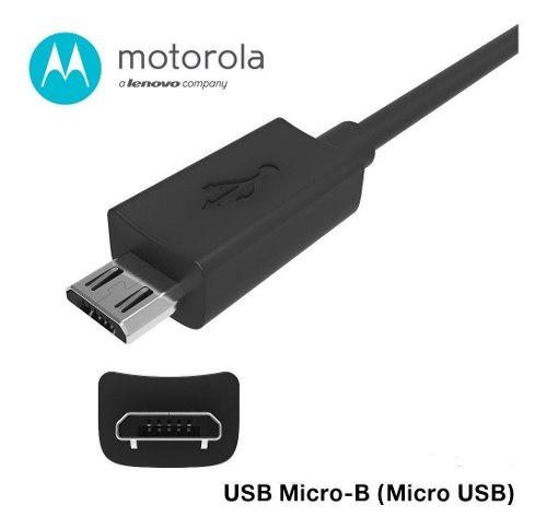 Cable Turbo 3.0 Motorola Micro Usb Original G5 G6 E5 G3 G4