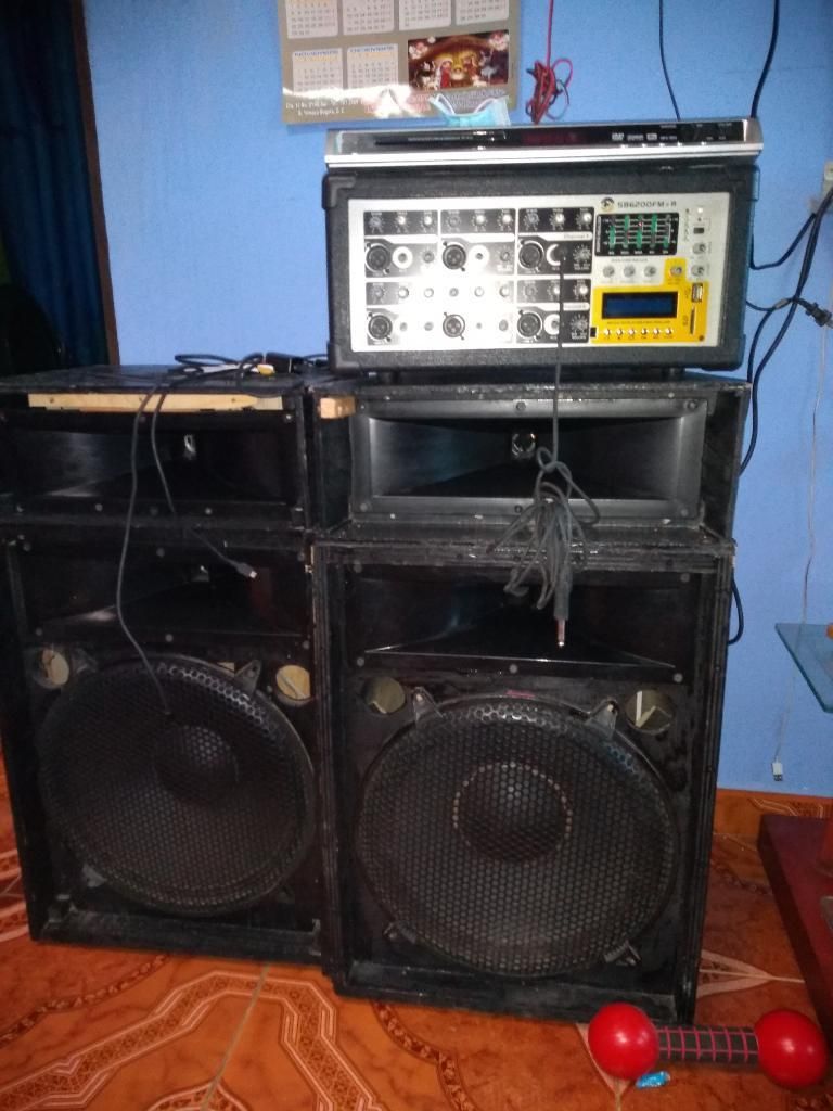 Equipo de Sonido Marca Power Mixer De300