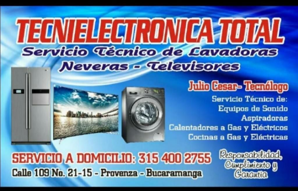 Reparacion Televisores Lg Samsung Nevera