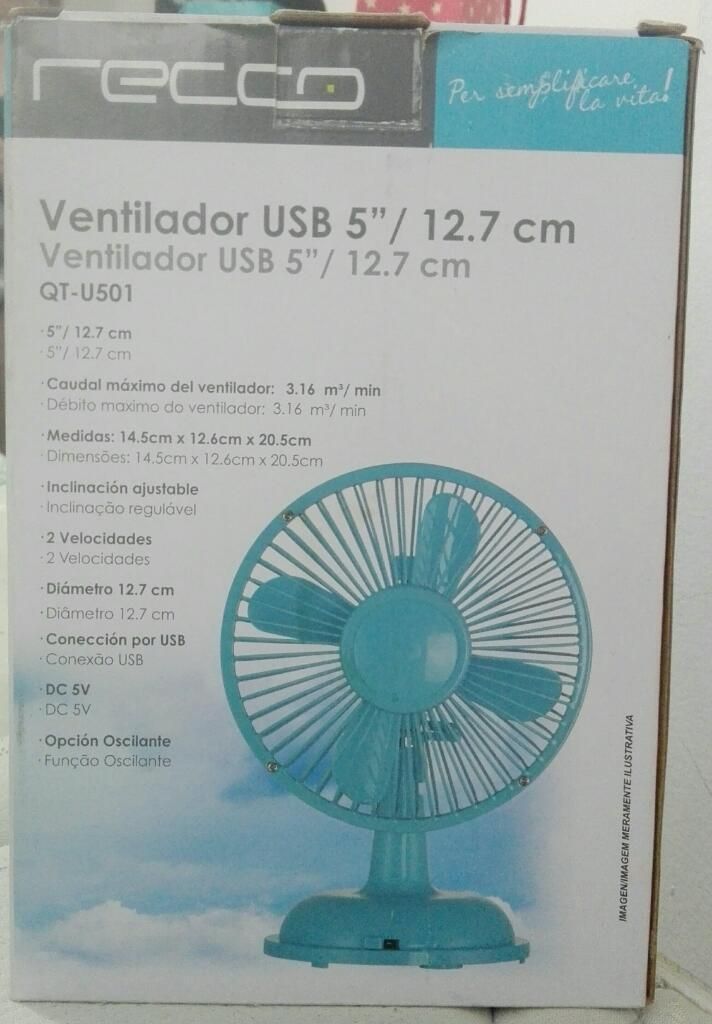 Ventilador Usb 12cm Completamente Nuevo