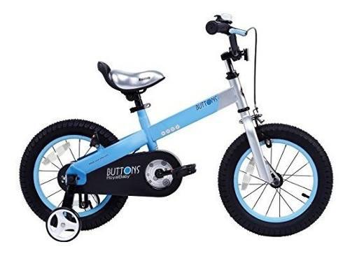 Royalbaby Cubetube Kids Bike Matte Blue Buttons Ruedas De 18