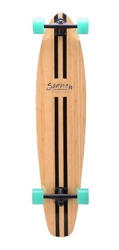 Sanview Inch Complete Bamboo Longboard Skateboards Crui...