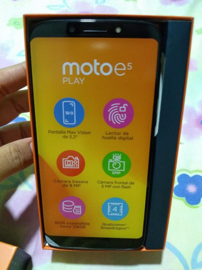 Se Vende Celular Motoe5 Play