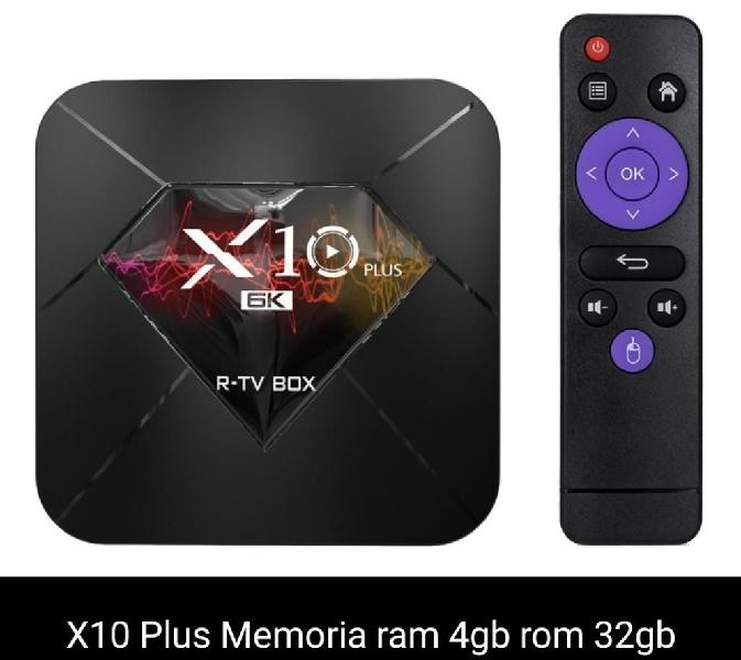 Tv Box X10 con 4 Ram
