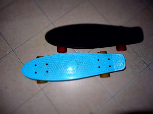 Vendo Mono-patines Flipping Board En Azul Y Negro