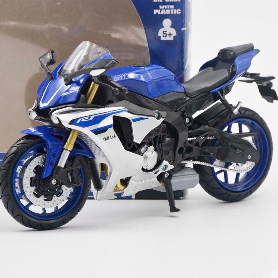 Yamaha Yzf R1 Azul -motos A Escala 1:12 Ref 937