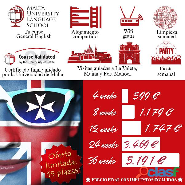 Curso de Ingles Malta