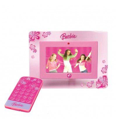 Portaretratos Digital Barbie De 7 + Control Remoto Y Memori