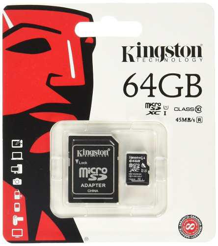 Tarjeta De Memoria Kingston Digital Gb Microsd Class...