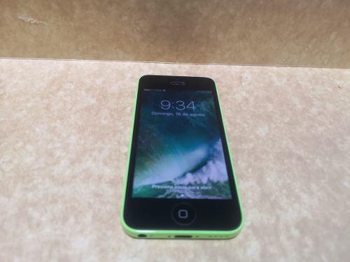 iPhone 5c Verde 8gb 10/10 + Cargador + Audifonos +caja Libre
