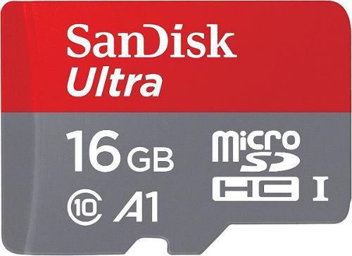 Memoria Sandisk Micro Sd 16 Gb Clase 10 98 Mb/ Seg Sdsquar