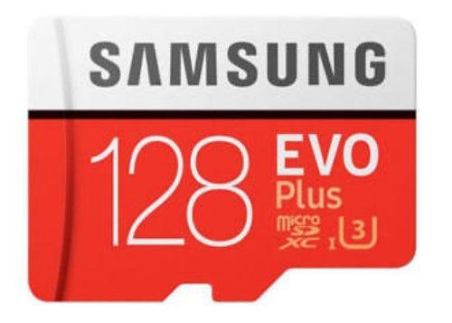 Micro Sd 128 Gb Samsung Clase 10 U3 Original Con Adaptadores