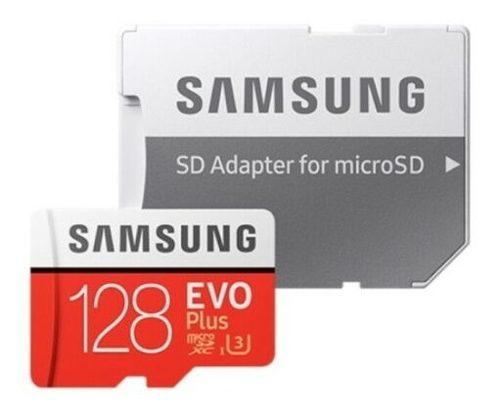 Micro Sd 128gb Samsung Memoria Evo Plus Clase 10 + Adaptador